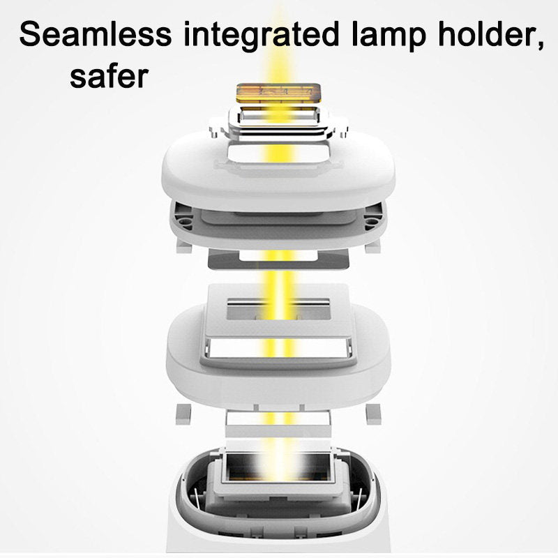 Beakey Home Hair Removal Device Facial Body Profesional Hair Remover for Women and Man-Silver