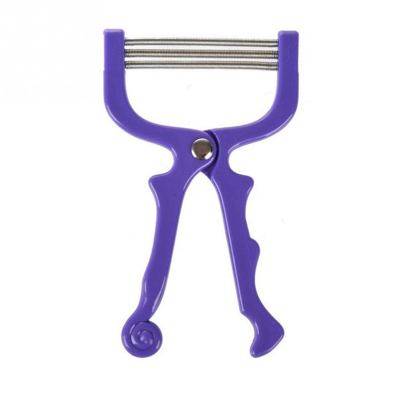 Beakey Portable Fine Hair Removal Face Hair Threading Beauty Epilator Tool Tongs-Random Color