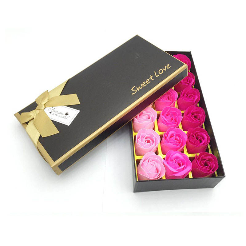 Beakey Floral Scented Bath Soap Rose Set Flower Petals for Girl Moms-Pink