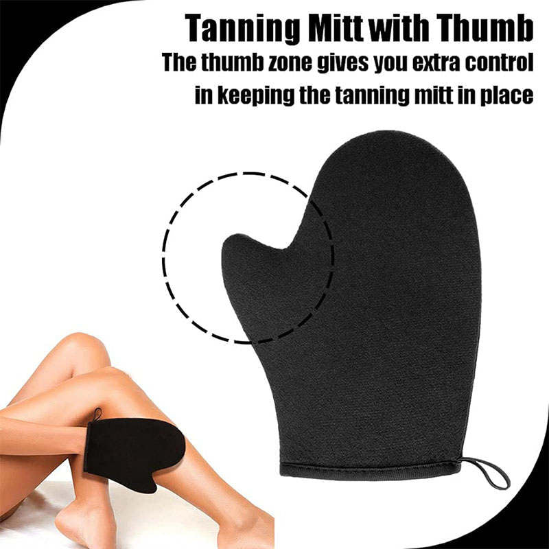 Beakey Self Tanning Mitt Applicator Sunless Tanning Back Applicator for Your Back-Black