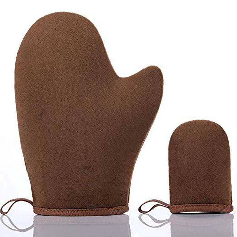 Beakey Self Tanning Mitt Set Applicator Sunless Tanning Back Applicator for Your Back-Brown