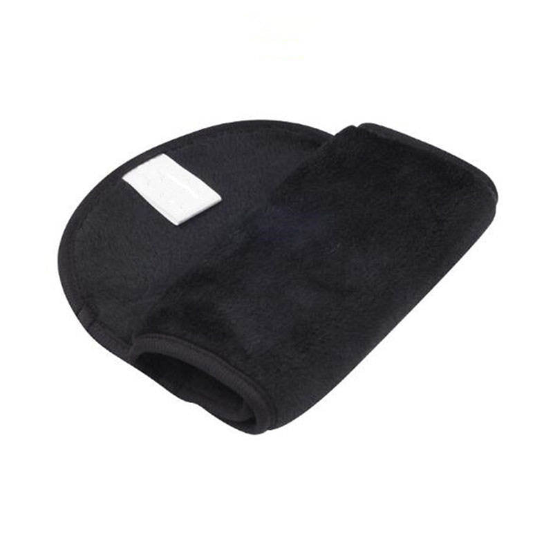 Beakey Microfiber Reusable Fast Drying Makeup Remover Washcloth-Black