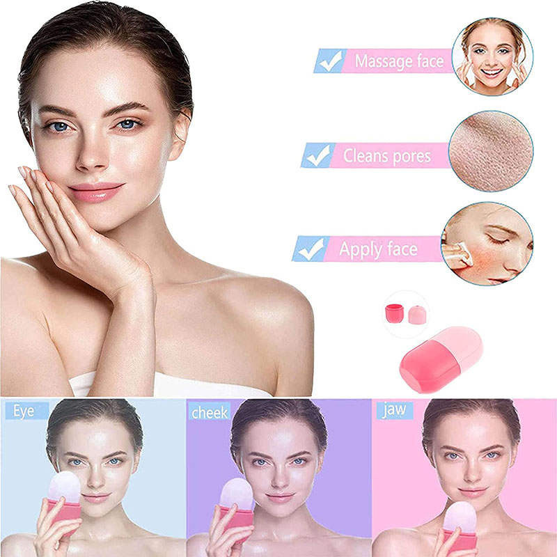 Beakey Ice Roller for Face and Eye Care Kit for Brighten Skin Your Natural Glow-Black