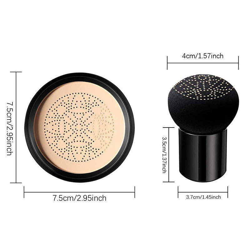 Beakey Mushroom Head Air Cushion CC Cream Concealer Lasting Nude Makeup Moisturizing-Ivory