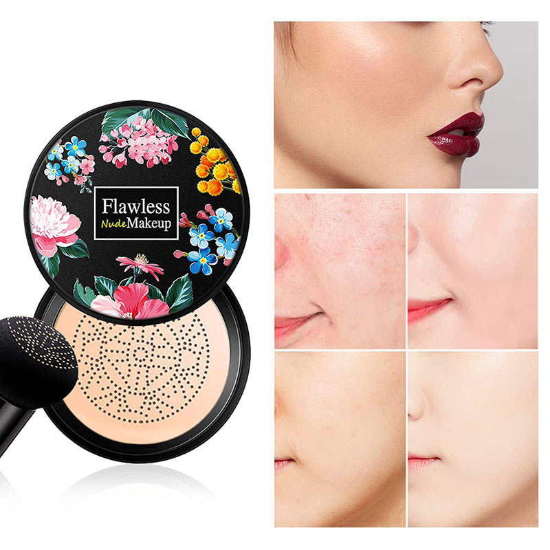 Beakey Mushroom Head Air Cushion CC Cream Concealer Lasting Nude Makeup Moisturizing-Natural