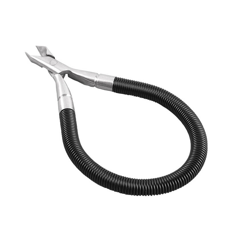 Beakey Spring Nails Cuticle Trimmer Stainless Steel Remover Dead Skin -Black