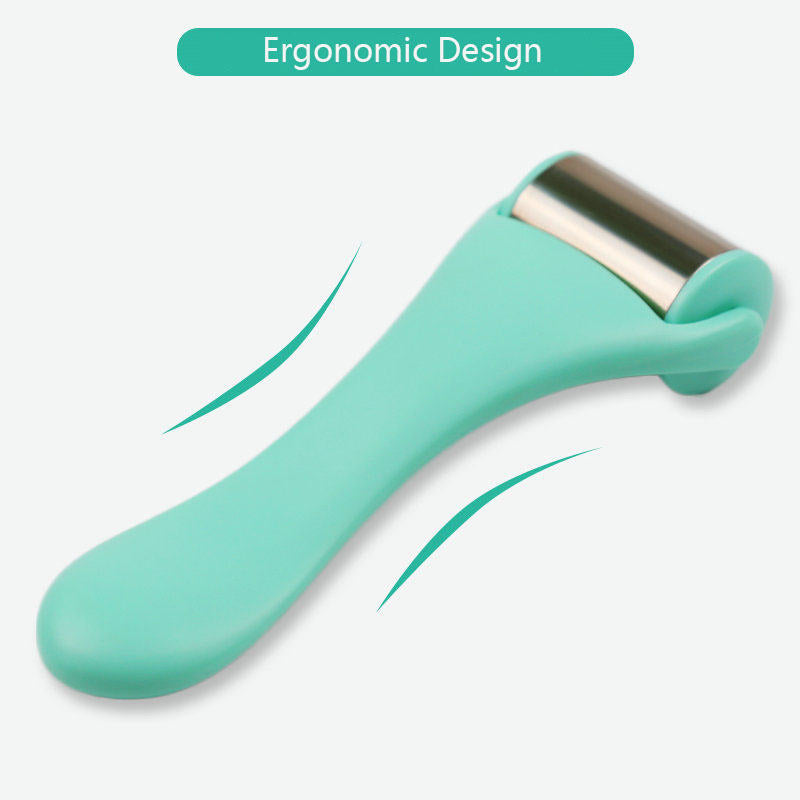 Beakey Ice Roller Stainless Steel Massager for Face & Eye-Green