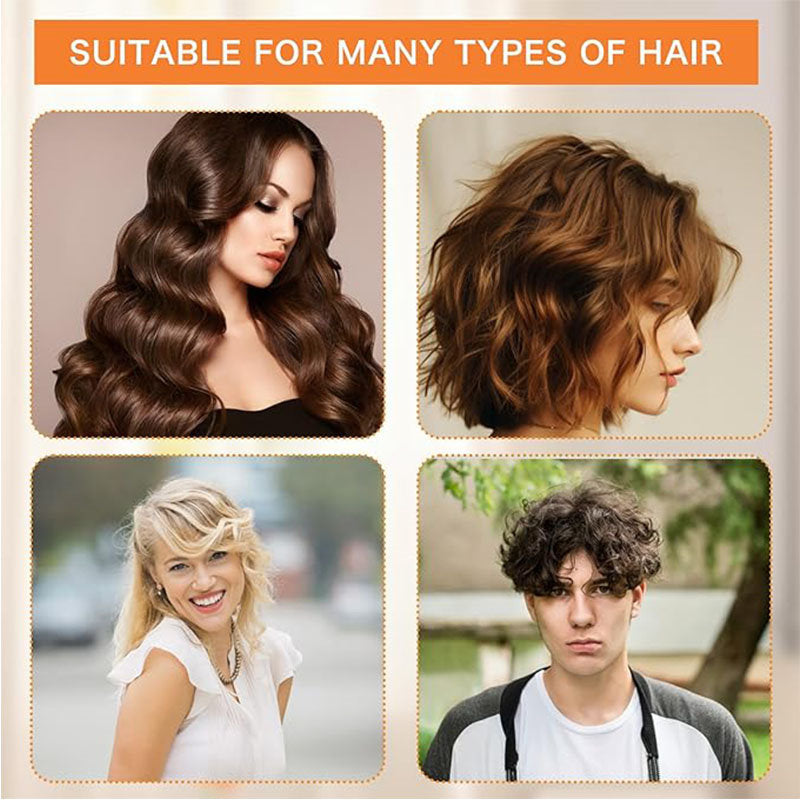 Beakey Bounce Curl Defining Brush With Ridges Styling Brush for Detangling Shaping-Black