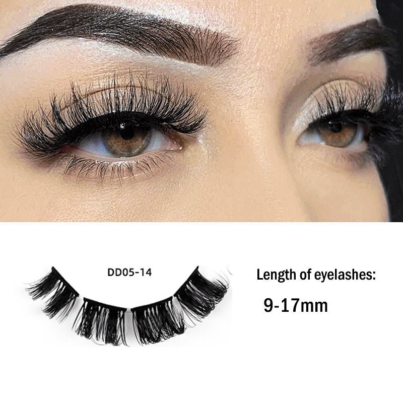 Beakey Russian Strip Lashes Reusable False Eyelashes Natural D Curl-14