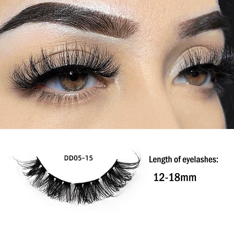 Beakey Russian Strip Lashes Reusable False Eyelashes Natural D Curl-15