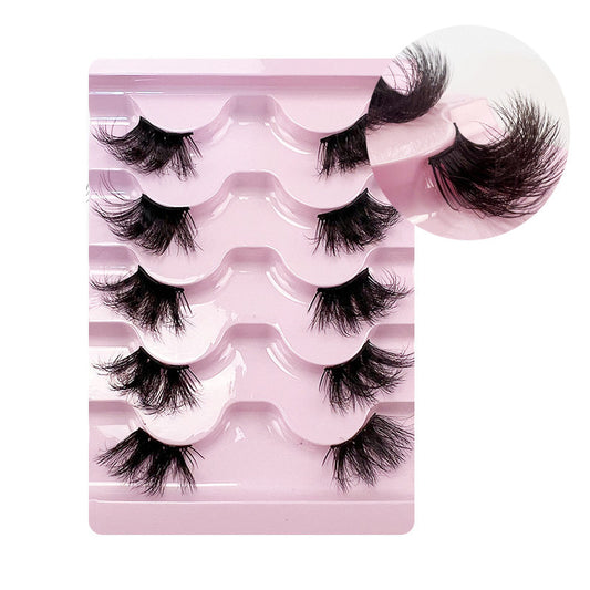 Beakey Half Lashes Natural Looking Cat Eye Fluffy 3D Curly False Eyelashes-32