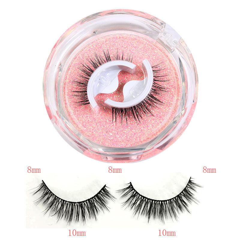 Beakey 3 Pairs False Eyelashes Self Adhesive Waterproof Reusable No Glue Needed-5