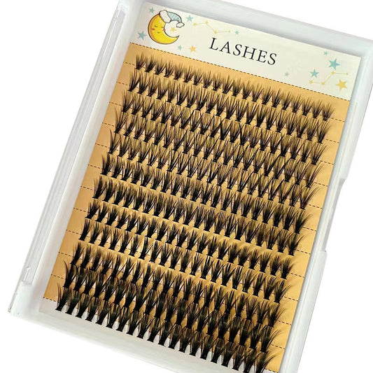 Beakey 240Pcs Eyelash Clusters 10-14mm Mix Lengths False Eyelashes-40D