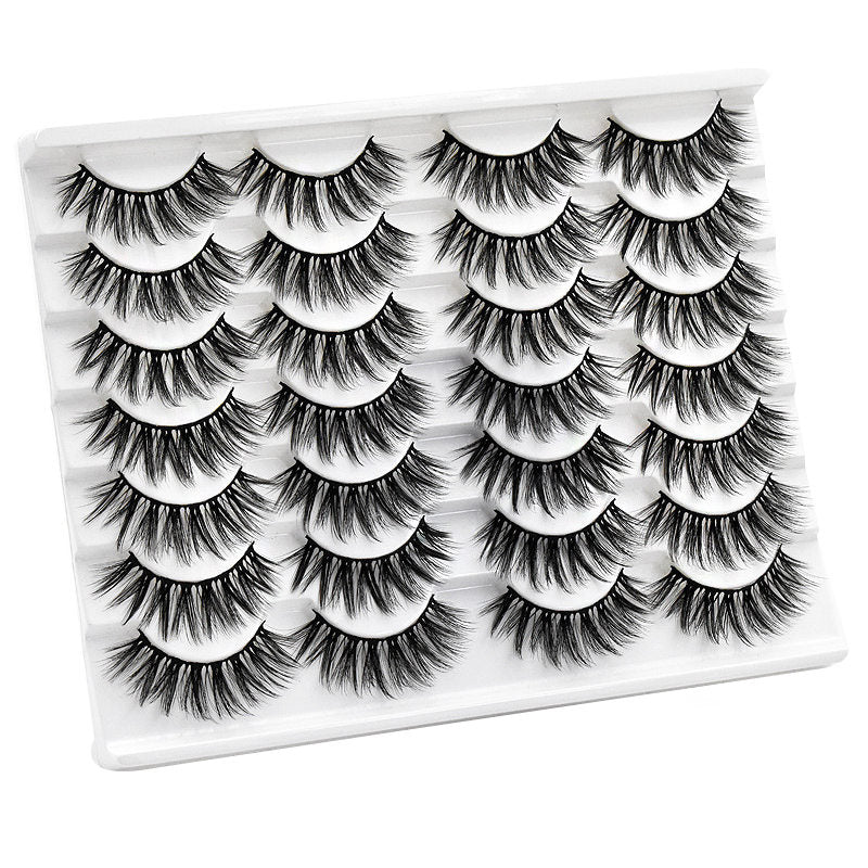 Beakey 3D Multi-Layer False Eyelashes 14 Pairs Fluffy Cat Eye Lashes-E03
