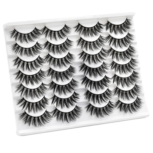 Beakey 3D Multi-Layer False Eyelashes 14 Pairs Fluffy Cat Eye Lashes-E03