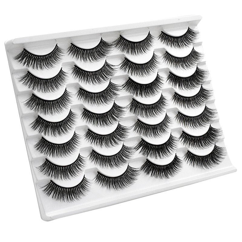 Beakey 3D Multi-Layer False Eyelashes 14 Pairs Fluffy Cat Eye Lashes-E04