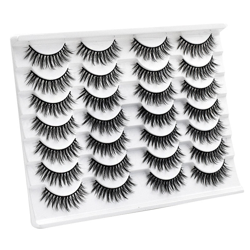 Beakey 3D Multi-Layer False Eyelashes 14 Pairs Fluffy Cat Eye Lashes-E05