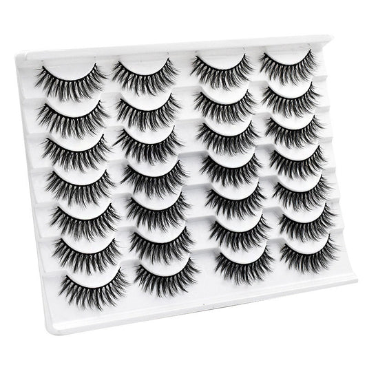 Beakey 3D Multi-Layer False Eyelashes 14 Pairs Fluffy Cat Eye Lashes-E05