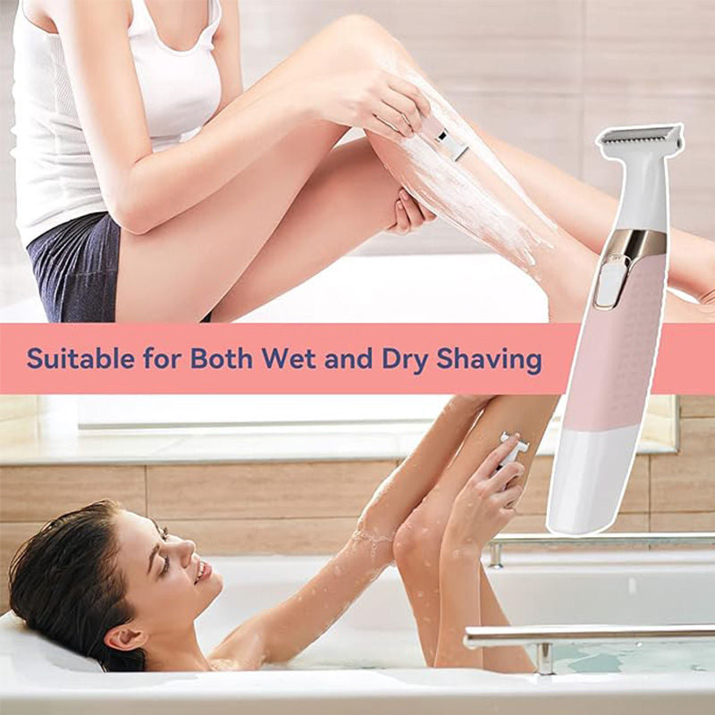 Beakey Women Face Razors 5 in 1 Painless Wet and Dry for Face Nose Arm Armpit