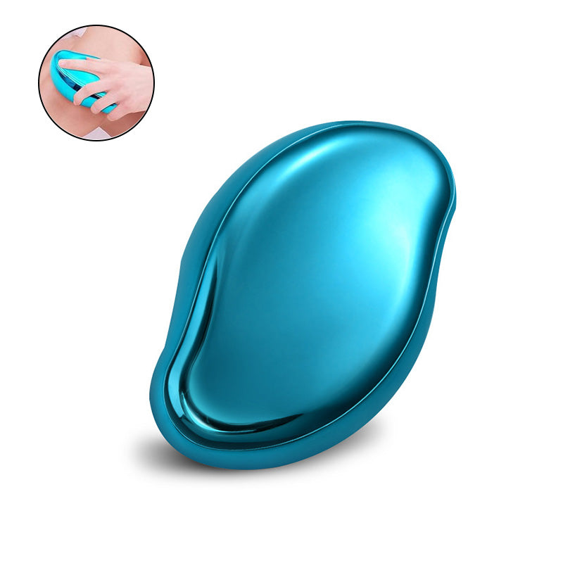 Beakey Crystal Smooth Hair Remover Painless Exfoliation for Legs Back Arms-Blue
