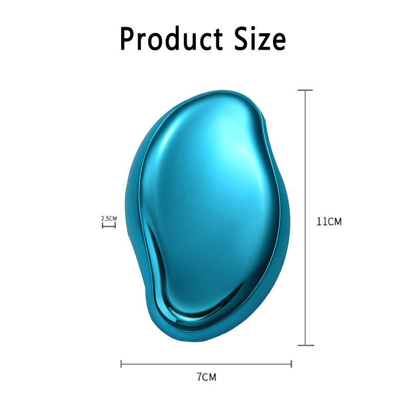 Beakey Crystal Smooth Hair Remover Painless Exfoliation for Legs Back Arms-Blue