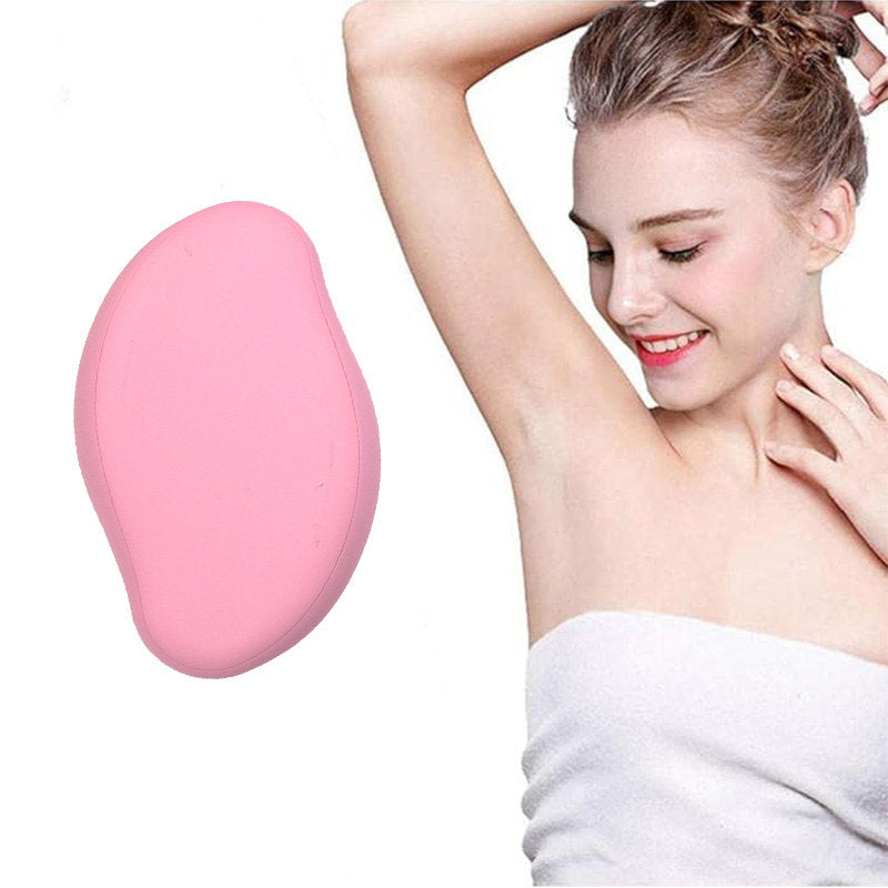 Beakey Crystal Smooth Hair Remover Painless Exfoliation for Legs Back Arms-Matte Pink