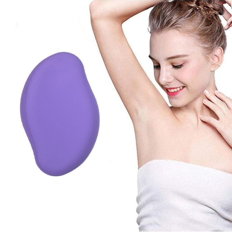 Beakey Crystal Smooth Hair Remover Painless Exfoliation for Legs Back Arms-Matte Purple