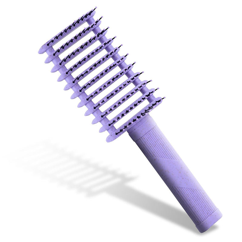 Beakey Curly Hair Brush Defining Vented Curl Defining Brush for Curly Hair Shaping 9105-Purple