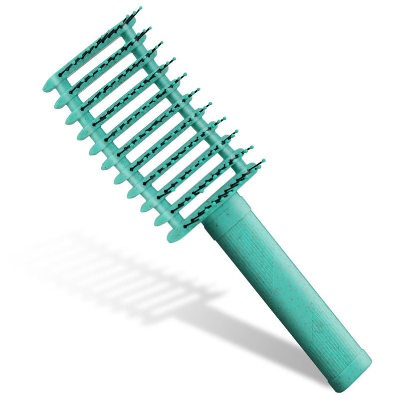 Beakey Curly Hair Brush Defining Vented Curl Defining Brush for Curly Hair Shaping 9105-Green