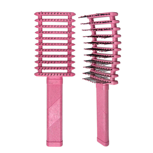 Beakey Curly Hair Brush Defining Vented Curl Defining Brush for Curly Hair Shaping 9105-RoseRed