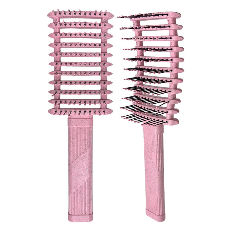 Beakey Curly Hair Brush Defining Vented Curl Defining Brush for Curly Hair Shaping 9105-Pink
