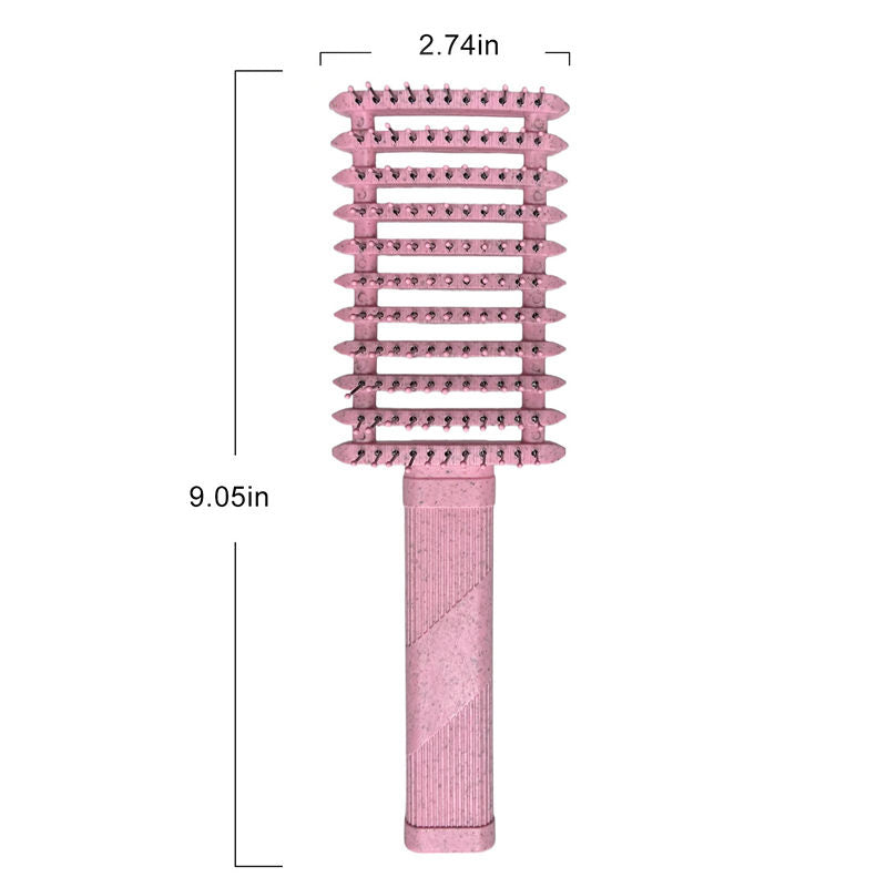 Beakey Curly Hair Brush Defining Vented Curl Defining Brush for Curly Hair Shaping 9105-Pink