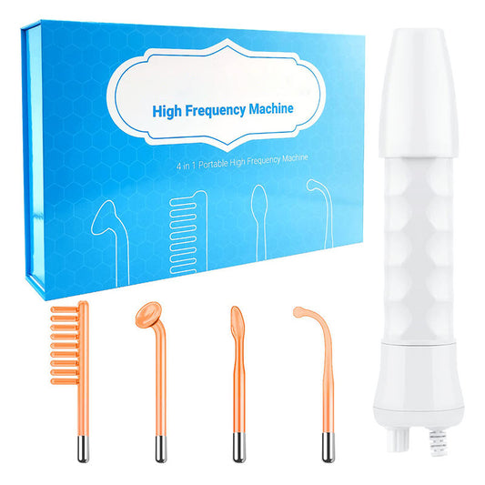 Beakey High Frequency Facial Machine Portable with 4 Different Tubes for Anti-Aging