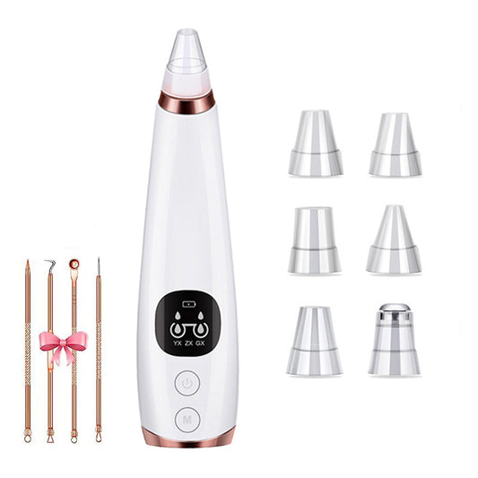 Beakey Blackhead Remover 3 Levels with 6 Replaceable Head & 4 Acne Extractor Tool