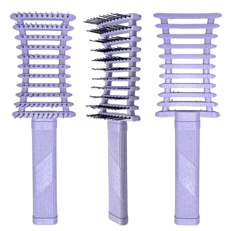 Beakey Curly Hair Brush Defining Vented Curl Defining Brush for Curly Hair Shaping 9106-Purple