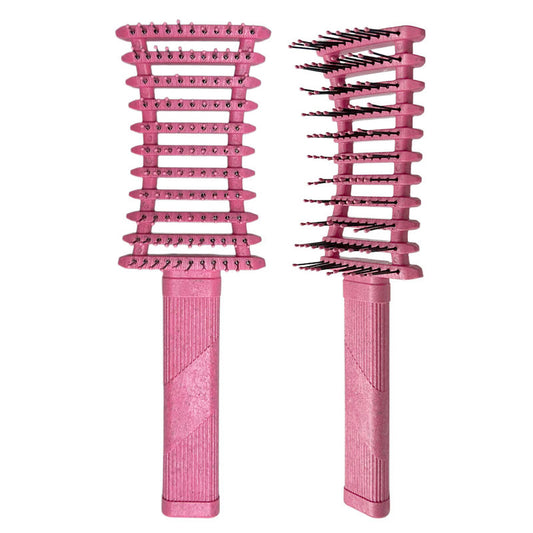 Beakey Curly Hair Brush Defining Vented Curl Defining Brush for Curly Hair Shaping 9106-RoseRed