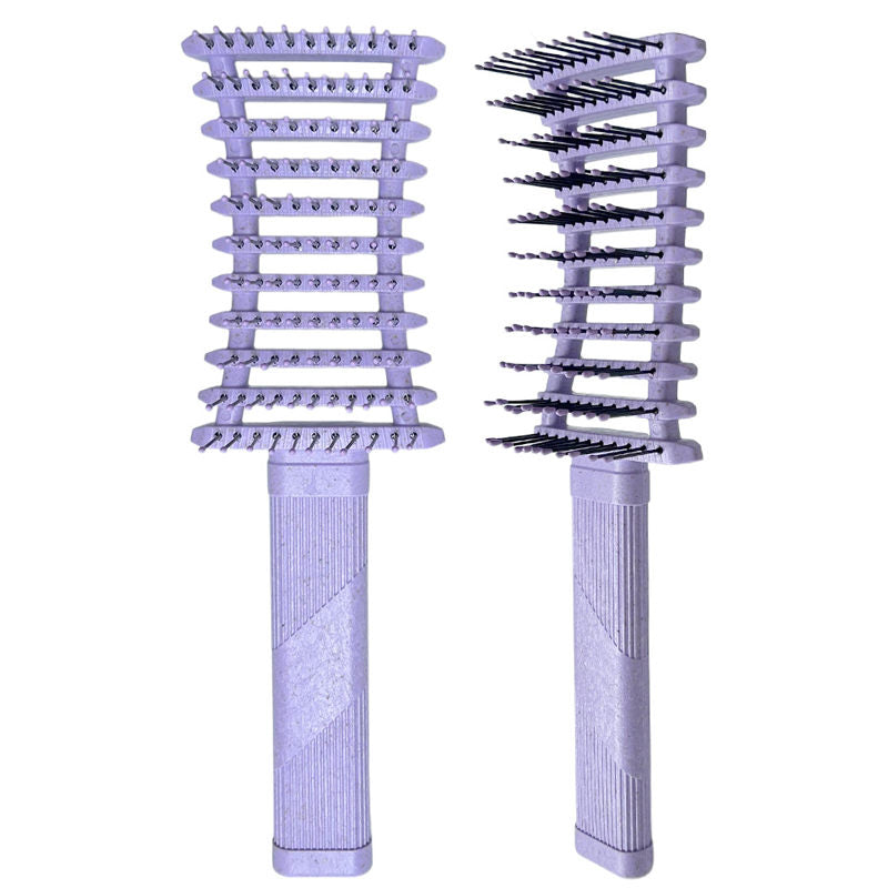 Beakey Curly Hair Brush Defining Vented Curl Defining Brush for Curly Hair Shaping 9106-Purple