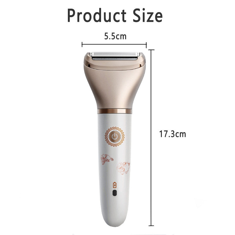 Beakey Electric Razor for Women 2-in-1 Painless Waterproof for Face Legs Underarm