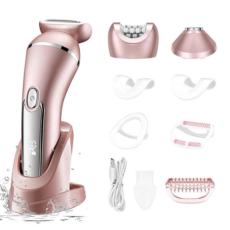 Beakey 3 in 1 Multifunction Electric Epilator USB Rechargeable Facial Chin Armpit Trimmer