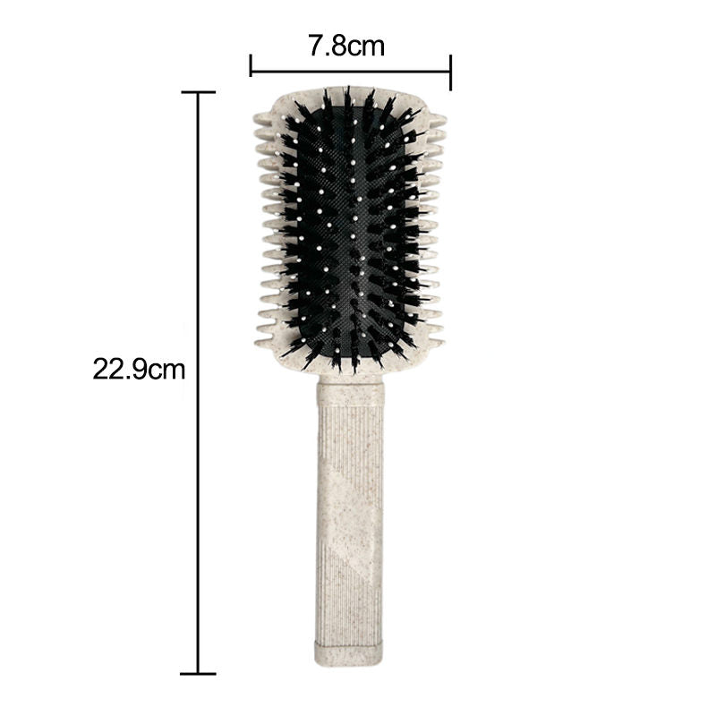 Beakey Curly Hair Brush Defining Volume Curl Defining Brush for Curly Hair Shaping 9205-Beige
