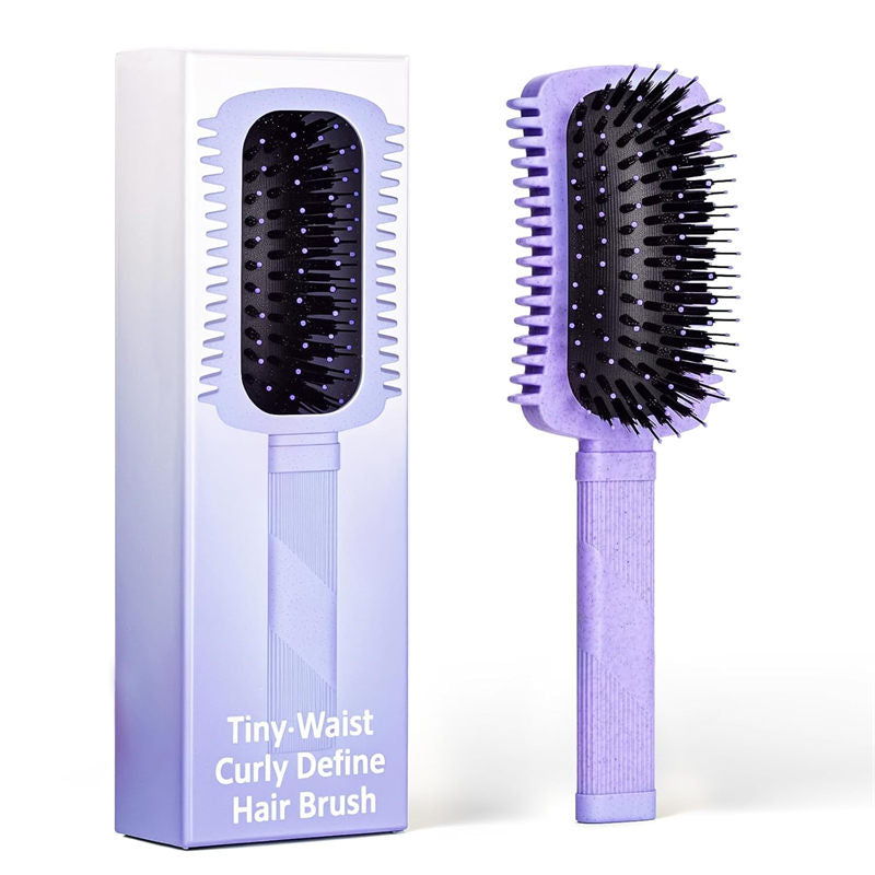 Beakey Curly Hair Brush Defining Volume Curl Defining Brush for Curly Hair Shaping 9205-Purple