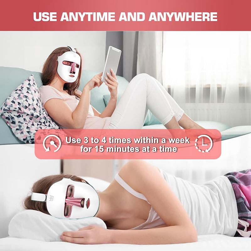 Beakey Red Light Mask 7 Colors Rechargeable At-Home Photon Skin Care Device