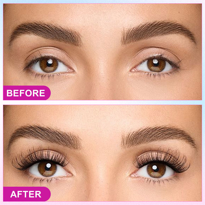 Beakey Fluffy False Eyelashes Faux Mink Lashes 6D Volume Look Like Extensions Lashes 10 Pairs Pack-02