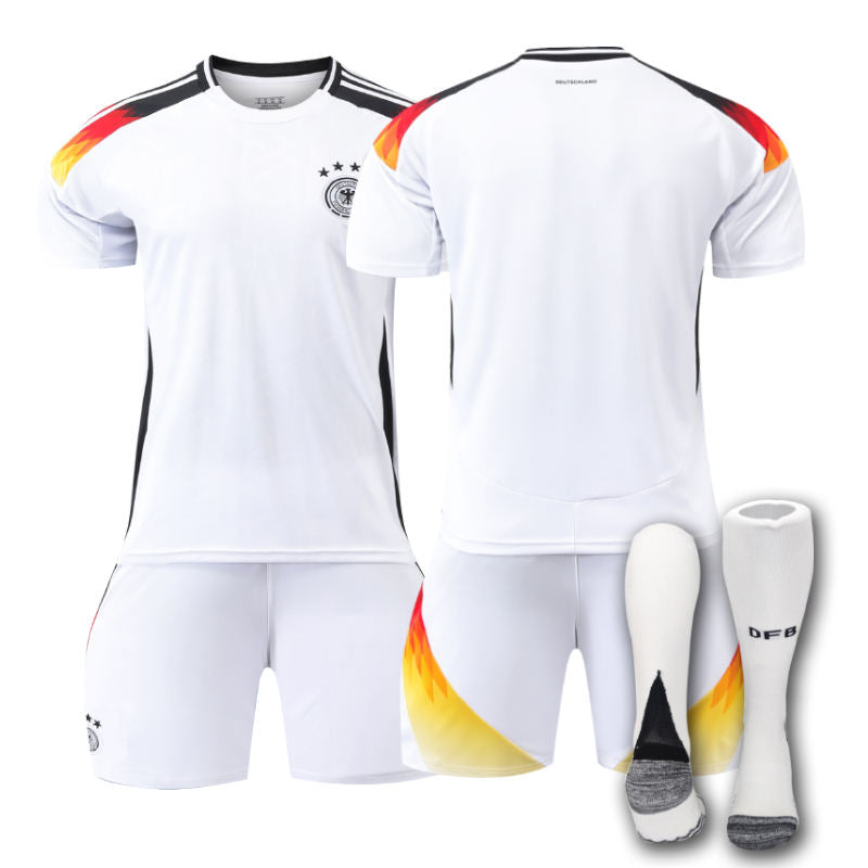 Beakey Germany Home Jersey for Kids Adult 3 Pcs Soccer Training Outfits