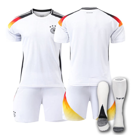 Beakey Germany Home Jersey for Kids Adult 3 Pcs Soccer Training Outfits