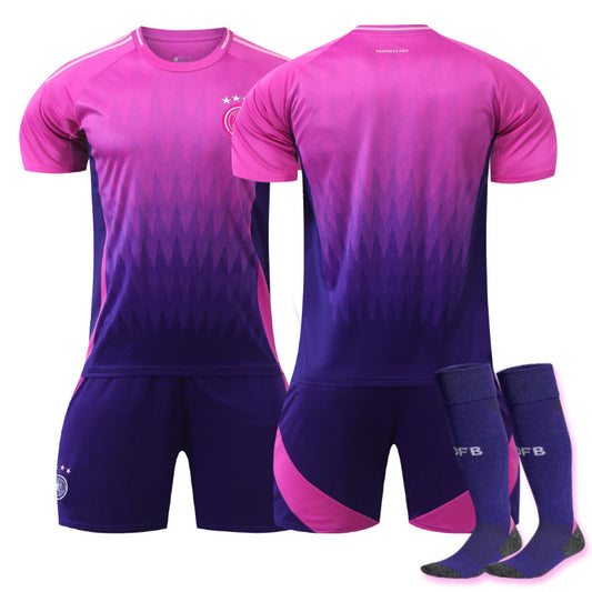 Beakey Germany Away Jersey for Kids Adult 3 Pcs Soccer Training Outfits