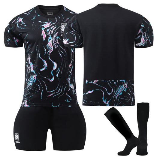 Beakey South Korea Away Jersey for Kids Adult 3 Pcs Soccer Training Outfits