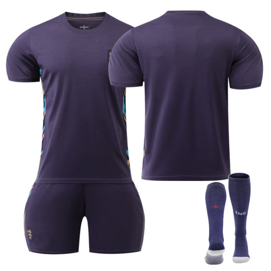 Beakey England Away Jersey for Kids Adult 3 Pcs Soccer Training Outfits