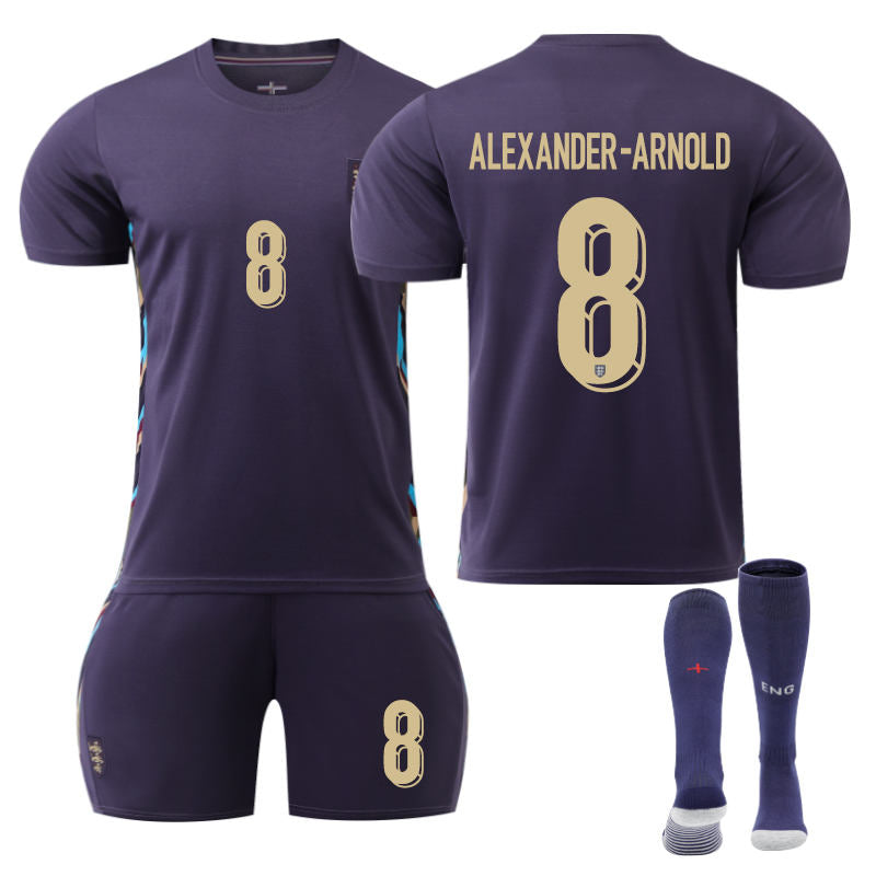 Beakey England Away ALEXANDER-ARNOLD #8 Soccer Jersey for Kids Adult 3 Pcs Training Outfits