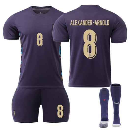 Beakey England Away ALEXANDER-ARNOLD #8 Soccer Jersey for Kids Adult 3 Pcs Training Outfits